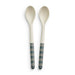 Bamboo Feeding Spoon 2 pieces-Spoon-Elodie Details-Sandy Stripe-Eko Kids