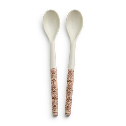 Bamboo Feeding Spoon 2 pieces-Spoon-Elodie Details-Sweet Date-Eko Kids