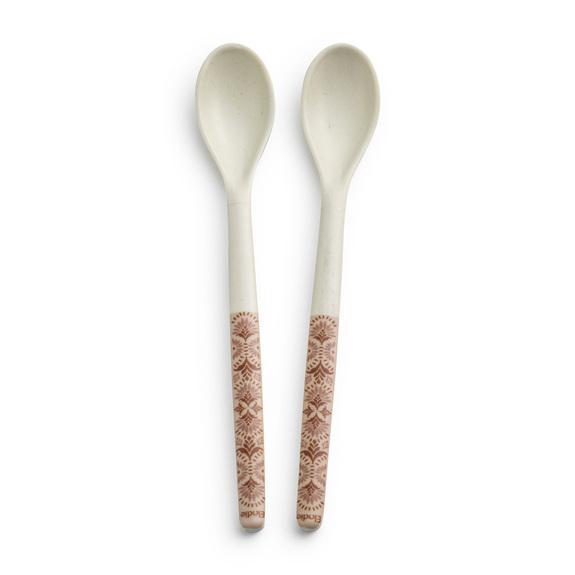 Bamboo Feeding Spoon 2 pieces-Spoon-Elodie Details-Sweet Date-Eko Kids