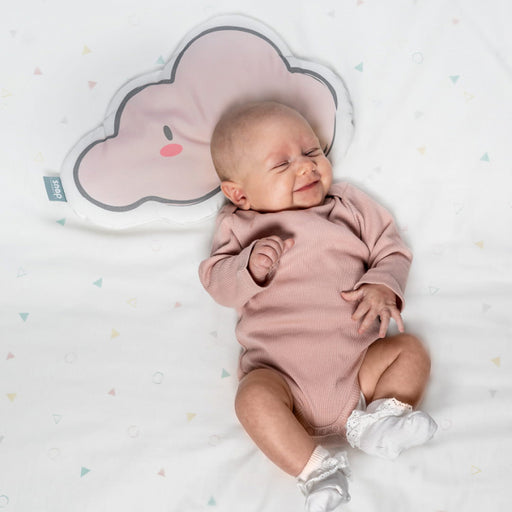 Snap The Moment Cloud Shaped Pillow with baby girl