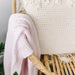 Diamond Knit Baby Blanket - Blush Pink-Blanket-Snuggle Hunny Kids-Eko Kids