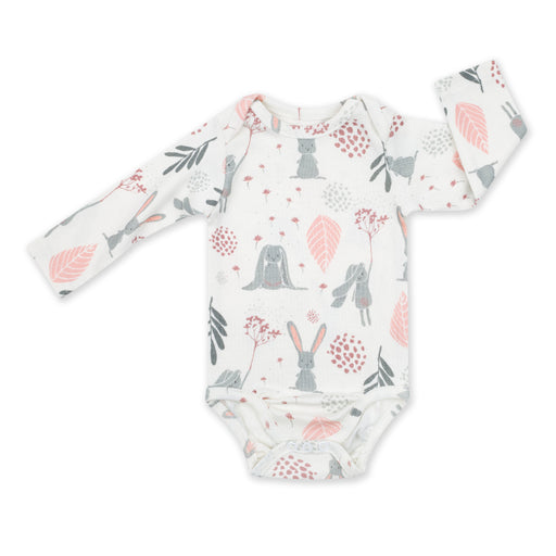Long-sleeved Cotton Bodysuit-Bodysuit-ColorStories-1-3 months (62 cm)-Bunny-Eko Kids