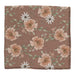 Muslin Cotton Swaddle - Peony Blooms - Clay-Swaddle-The Mini Scout-Eko Kids