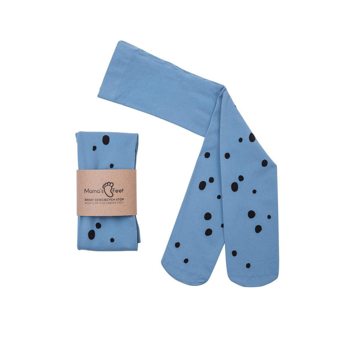 Mama's Feet Tights - Prints blue speckles