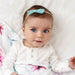 Velvet Bow Baby Headband - Turquoise-Headband-Snuggle Hunny Kids-Eko Kids